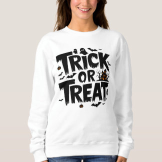 Camiseta Noite de Dia das Bruxas assustada com truque ou pa