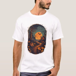 Camiseta Noite de Dia das Bruxas Spooky