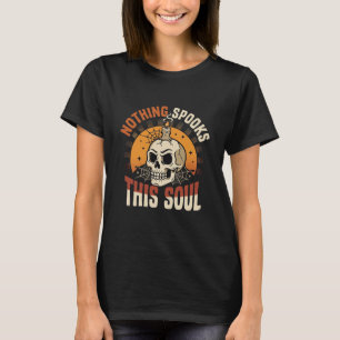 Camiseta Noite de Esqueleto Valente de Halloween