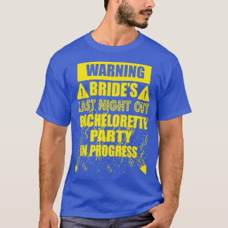 Camiseta noite de festa da noiva da solteiro