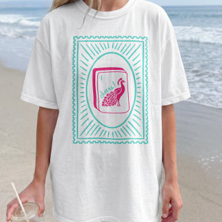 Camiseta Noite de festa de Mahjong Bam de Pássaro