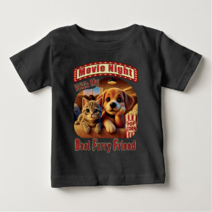 Camiseta Noite de Filme - Melhor Amigo de Furto - Gato e Ca