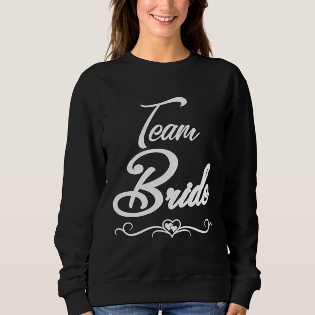 Camiseta Noite de Galinha para a Noiva da Equipe (Frente)