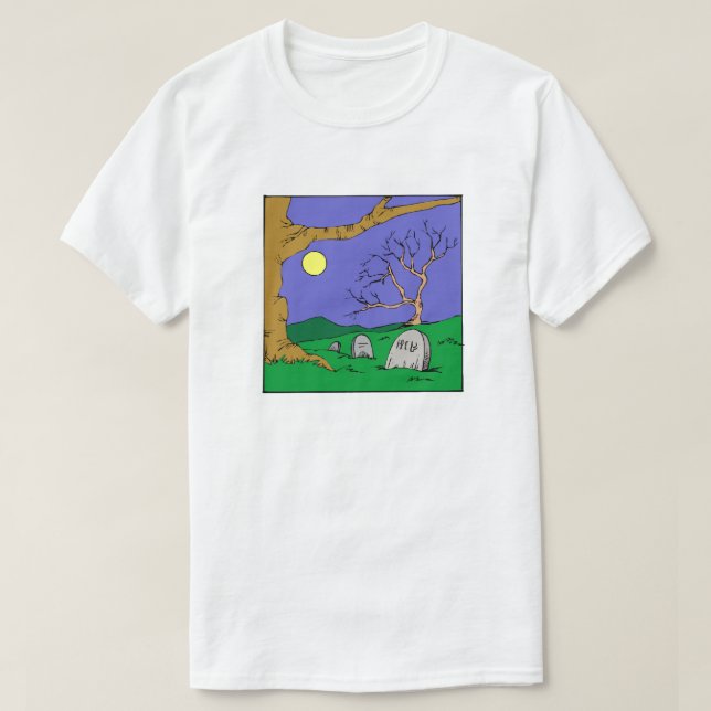 Camiseta Noite de Graveyard (Frente do Design)