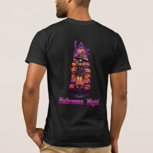 Camiseta Noite de Halloween (Abóbora)