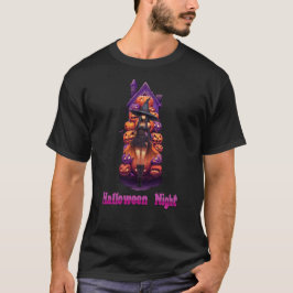 Camiseta Noite de Halloween (Abóbora)