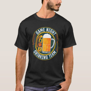 Camiseta Noite de Jogo da Família do Time de Bebendo Noturn