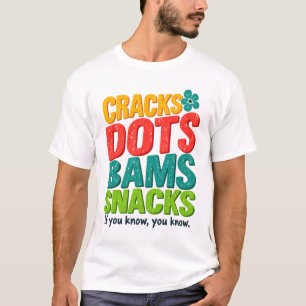 Camiseta Noite de Jogo de Mahjong Divertido Rachaduras Pont