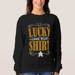 Camiseta Noite de Jogo Sortudo Jogo de Tabuleiro Jogador de