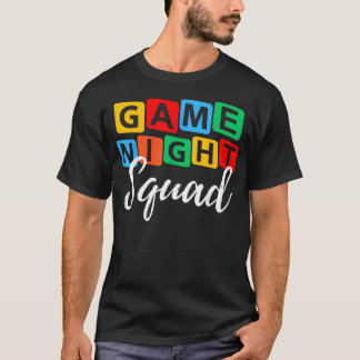 Camiseta Noite de Jogos em Família Esquadrão Este É o Meu E