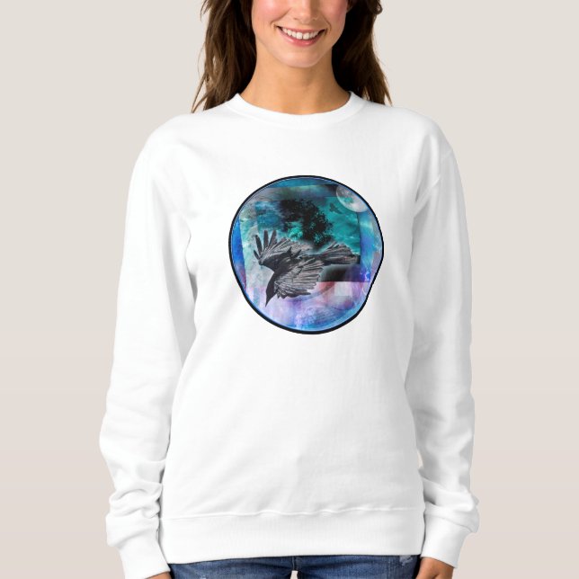 CAMISETA NOITE DE LUA CHEIA DO CORVO VOO (Frente)