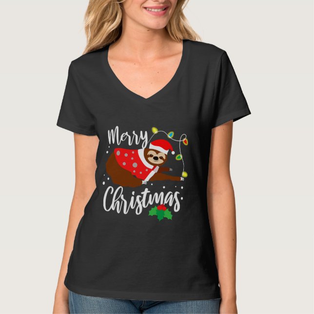 Camiseta Noite de Natal: Luzes de Amor com Animais (Frente)