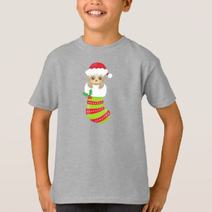 Camiseta Noite de Natal, Natal Stocks, Papai Noel