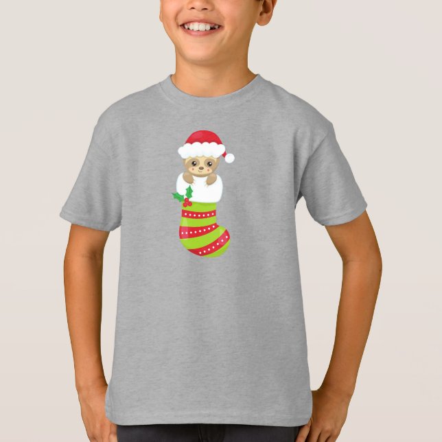 Camiseta Noite de Natal, Natal Stocks, Papai Noel (Frente)