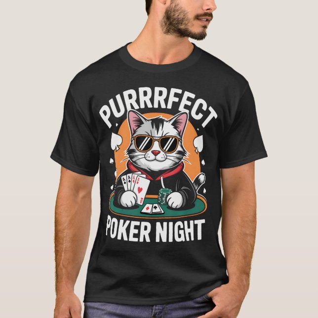 Camiseta Noite de Pôquer (Frente)