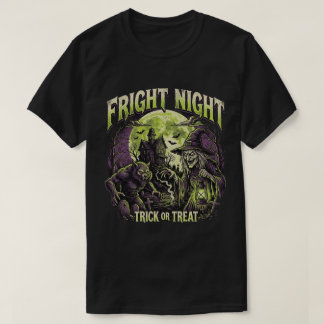 Camiseta Noite de terror no Halloween assustador