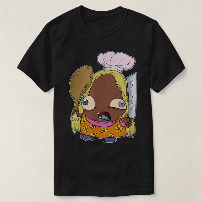 Camiseta Noite do Bean ZomBeansAmy vivo (Frente do Design)