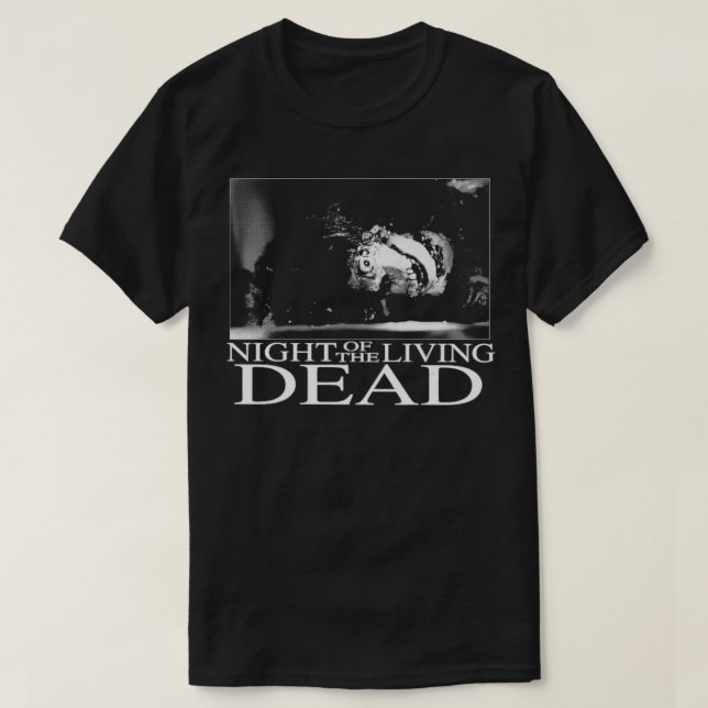 Camiseta Noite do Horror Zombie Clássico (Frente do Design)