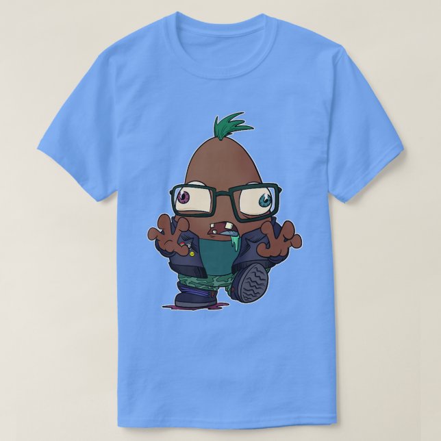 Camiseta Noite do ZomBeans - Bean Dinky (Frente do Design)