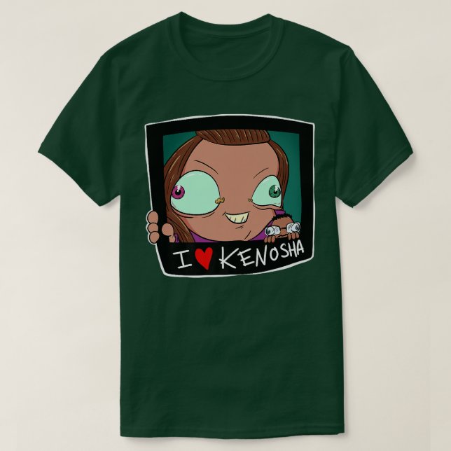 Camiseta Noite do ZomBeans - Laura, a Bean (Frente do Design)