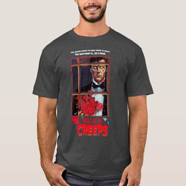 CAMISETA NOITE DOS AMIGOS ENGRAÇADOS QUE SE APAVORAM (Frente)