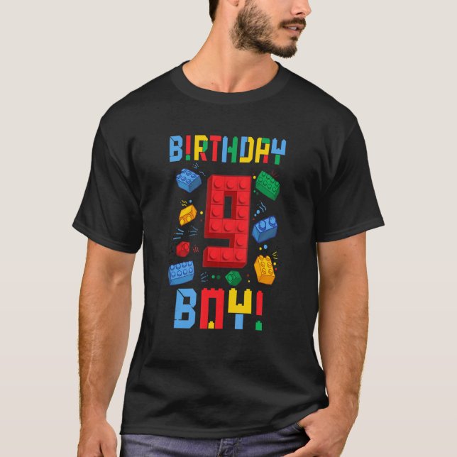 Camiseta Noite e Nove Anos de Bloco Construído (Frente)