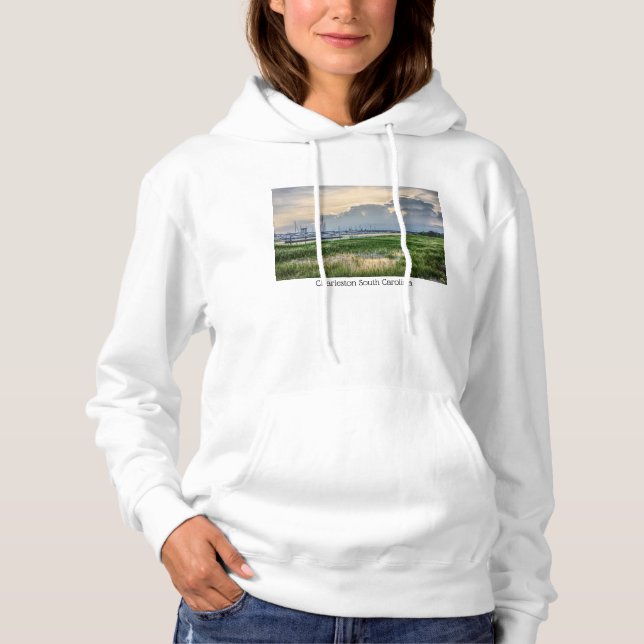 Camiseta Noite Em Charleston Harbor (Frente)
