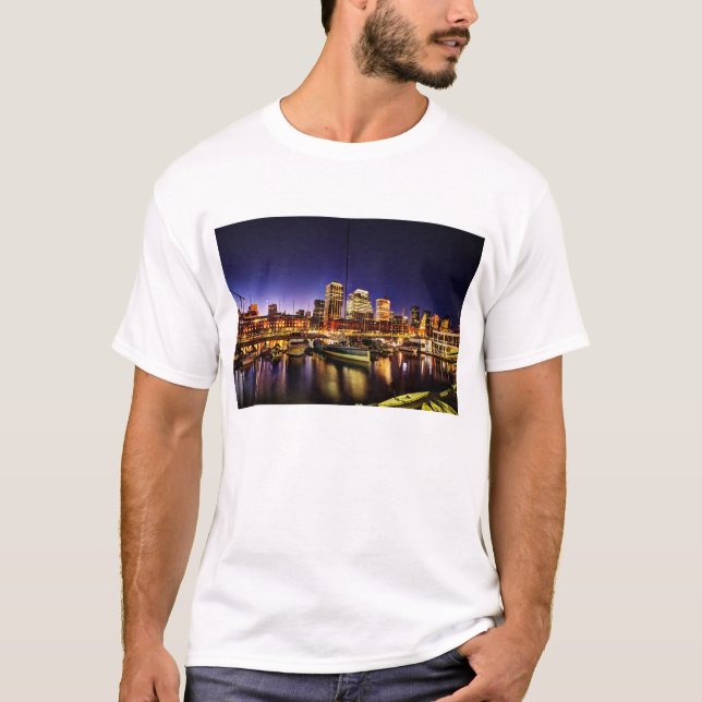 Camiseta Noite em Puerto Madero (Frente)