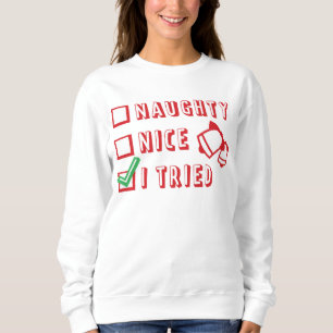 Camiseta Noite Engraçado, boa ou lista de tentativas