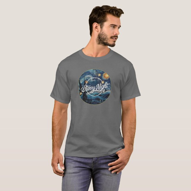 Camiseta noite estrelada (Frente Completa)