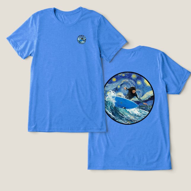 Camiseta Noite Estrelada  (Design Frente e Verso)