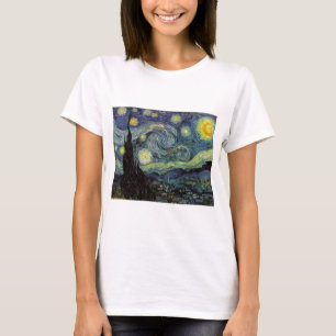Camiseta noite estrelada,1889,Vincent van Gogh