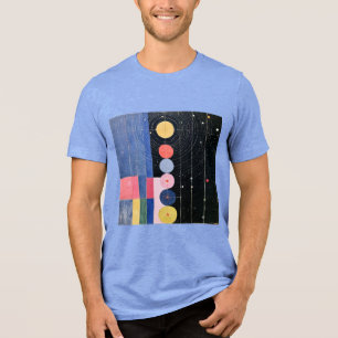 Camiseta Noite Estrelada Celestial Órbita Geométrica Abstra