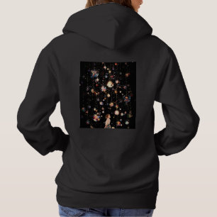 Camiseta Noite Estrelada com Orbes Reluzentes