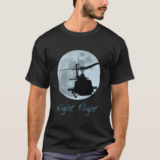 Camiseta Noite Flight Huey Uh-1 Iroquois