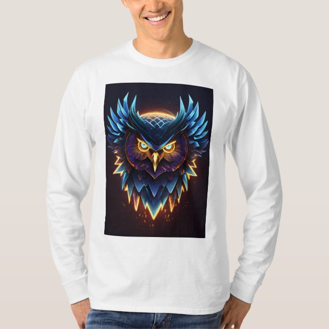 Camiseta Noite Mística: Chá de Coruja (Frente)