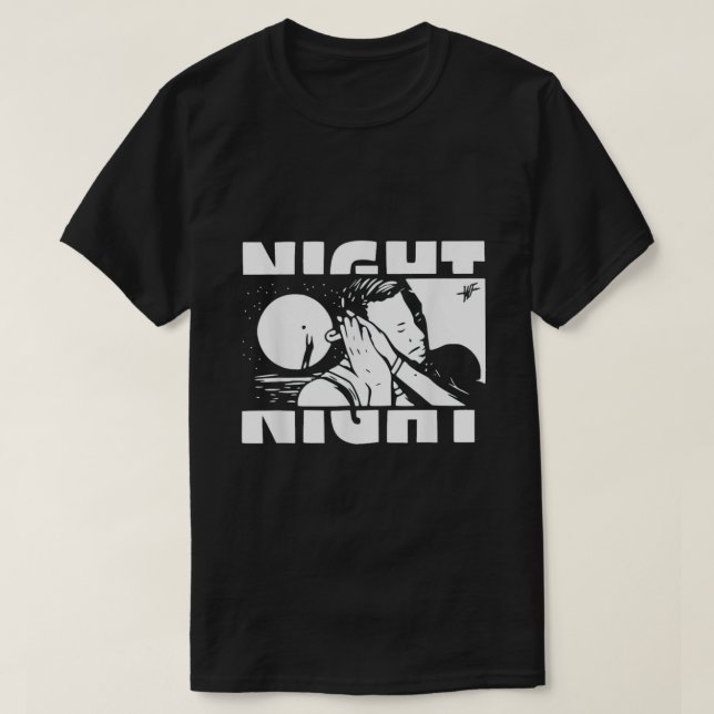 Camiseta Noite Noturna Curry Sleepy (Frente do Design)