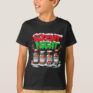 Camiseta Noite Silenciosa Enfermeira Urgência Divertida Nat