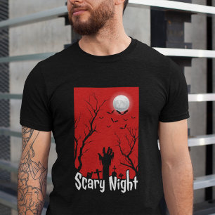 Camiseta Noite Terrível: Mão Zombie