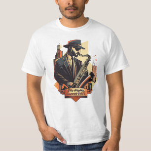Camiseta Noites de Cidade Vibrações Suaves