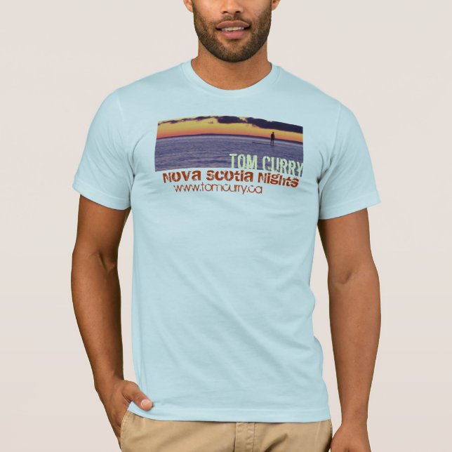 Camiseta Noites de Nova Escócia do ~ do caril de Tom (Frente)