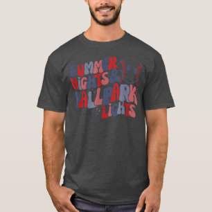 Camiseta Noites de Verão e Luzes de Ballpark Baseball Sofba