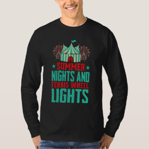 Camiseta Noites de Verão e Luzes de Ferris Artista Circo 1