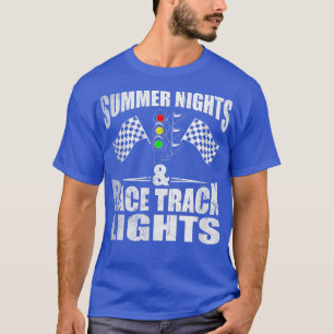 Camiseta Noites de Verão engraçadas e luzes de corrida T