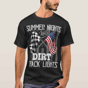 Camiseta Noites de Verão Luzes de passagem de saia correndo
