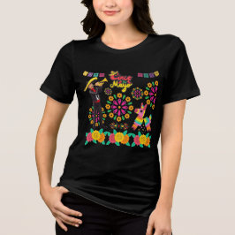 Camiseta Noites mágicas de mariachi pretas