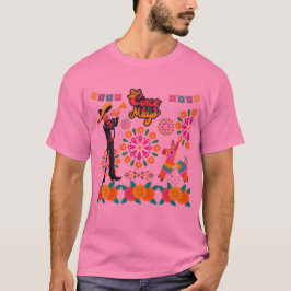 Camiseta noites mágicas de mariachi rosa