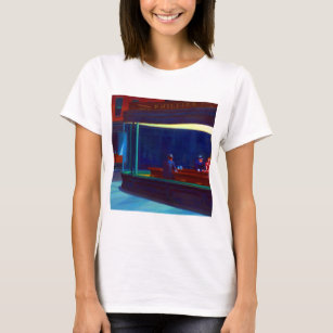 Camiseta Noitibós-americanos de Edward Hopper