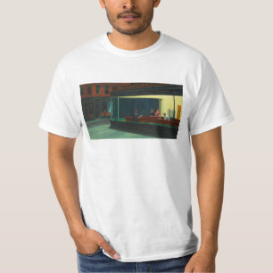Camiseta Noitibós-americanos - Edward Hopper