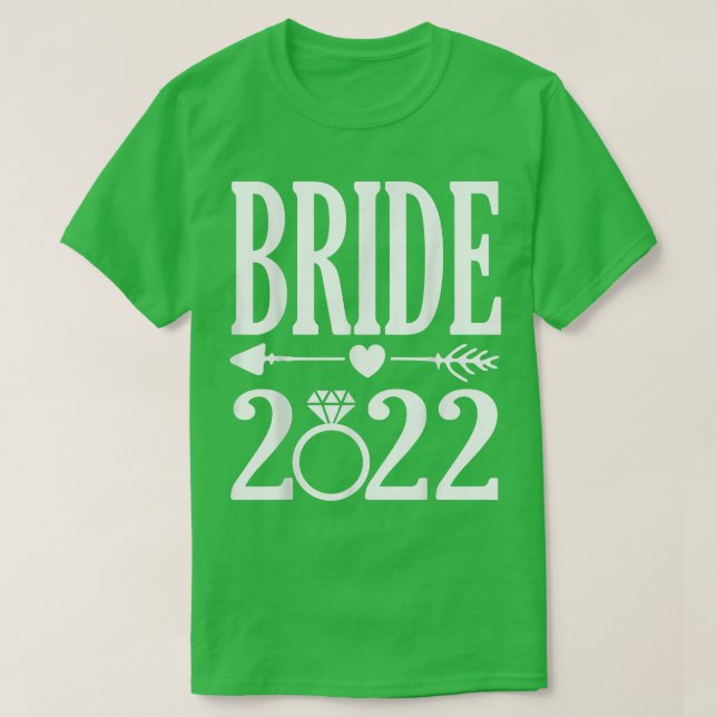 Camiseta Noiva 2022 Para ser casada em 2022 Cute Wedding An (Frente do Design)